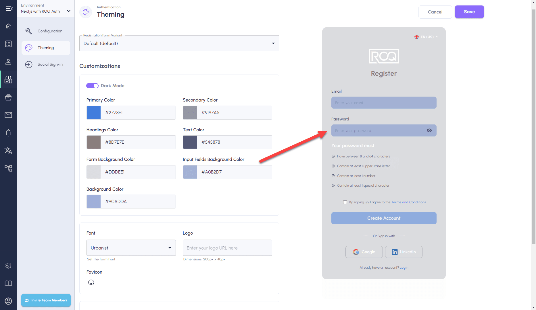 Form input background color fix